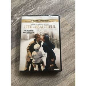 Life Is Beautiful DVD 3 Academy Award Wins. Roberto Benigni . Sealed.
